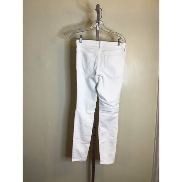 Athleta Women White Jeans Sz. 4 Sculptek Stretch Skinny Athletic. Flex Comfort - Picture 4 of 12